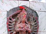 57 Kathmandu Gokarna Mahadev Temple Durga Statue